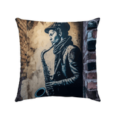 Sax It Up Outdoor Pillow - Beyond T-shirts